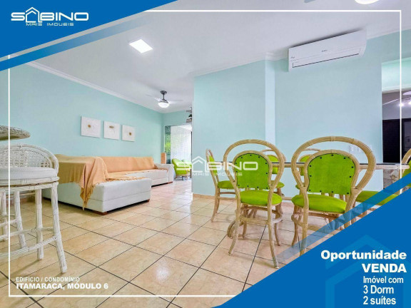 Apartamento com 3 Quartos à Venda, 121 m² em Loteamento Riviera De São Lourenço - Bertioga