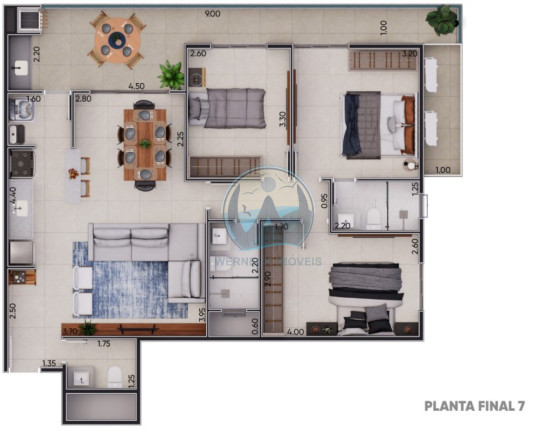 Imagem Apartamento com 2 Quartos à Venda, 90 m² em Praia Grande - Ubatuba Imagem Apartamento com 2 Quartos à Venda, 90 m² em Praia Grande - Ubatuba