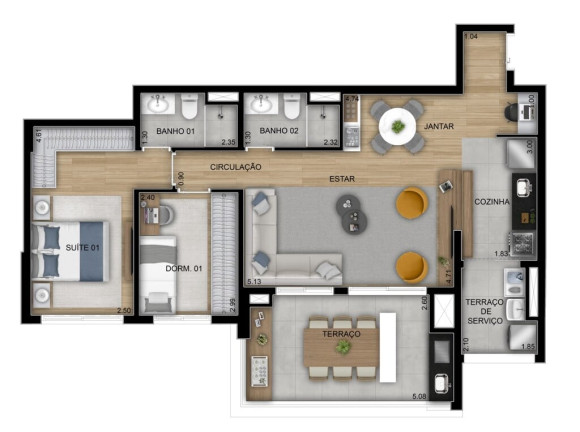 Imagem Apartamento com 2 Quartos à Venda, 81 m² em Vila Guilhermina - São Paulo Imagem Apartamento com 2 Quartos à Venda, 81 m² em Vila Guilhermina - São Paulo
