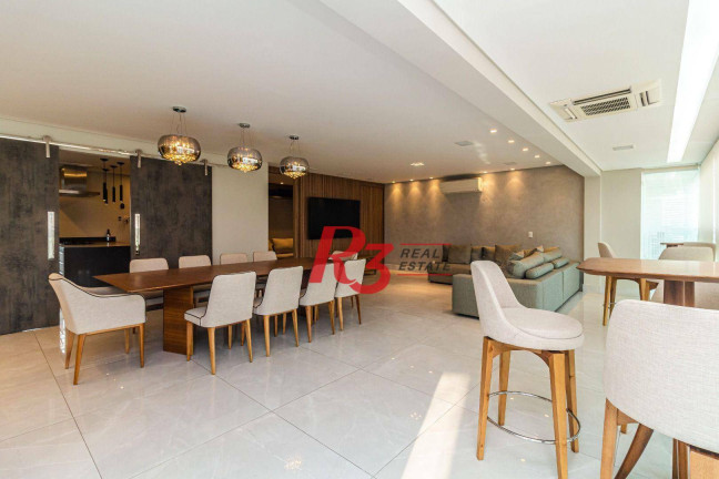 Imagem Apartamento com 4 Quartos à Venda ou Locação, 192 m² em Gonzaga - Santos