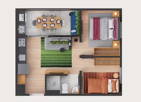 Imagem Apartamento com 2 Quartos à Venda, 32 m² em Ipiranga - São Paulo Imagem Apartamento com 2 Quartos à Venda, 32 m² em Ipiranga - São Paulo