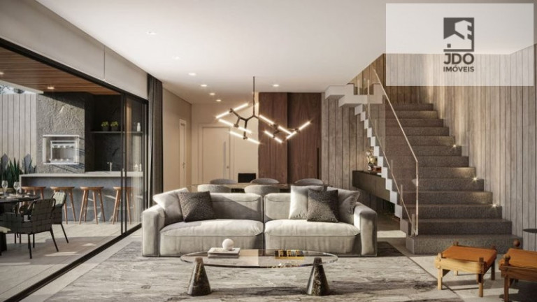 Imagem Casa de Condomínio com 4 Quartos à Venda, 252 m² em Santo Inácio - Curitiba