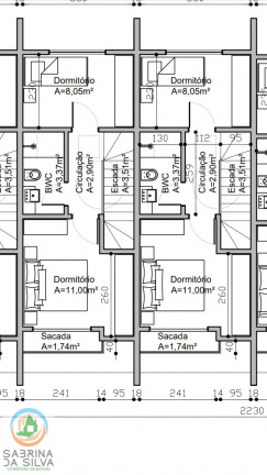 Imagem Casa com 2 Quartos à Venda, 70 m² em água Verde - Blumenau