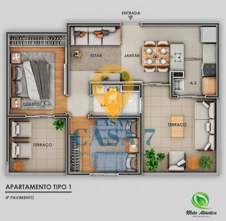 Imagem Apartamento com 2 Quartos à Venda, 80 m² em Carlos Prates - Belo Horizonte