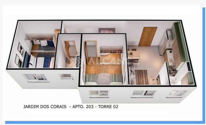 Imagem Apartamento com 2 Quartos à Venda, 42 m² em Portal Do Sol - João Pessoa