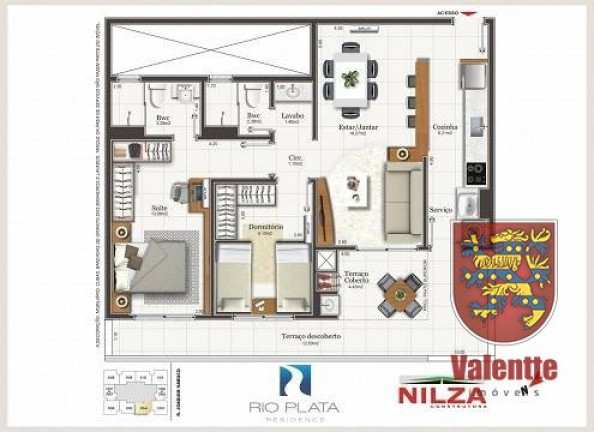 Imagem Apartamento com 3 Quartos à Venda,  em Capoeiras - Florianópolis