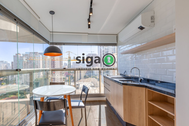 Apartamento com 1 Quarto para Alugar, 50 m² em Brooklin - São Paulo