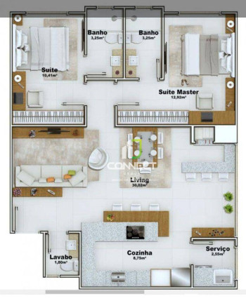 Imagem Apartamento com 2 Quartos à Venda, 83 m² em Centro - Itajaí