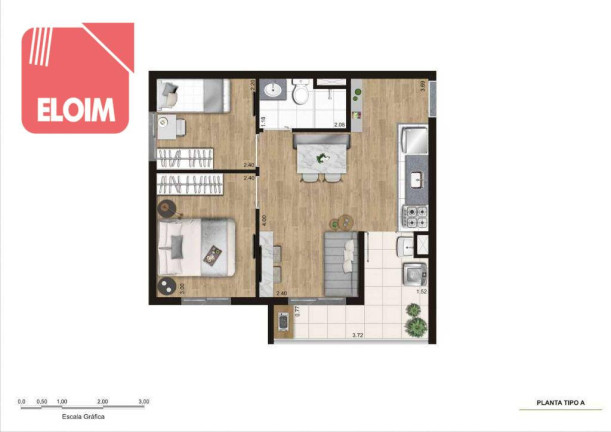 Imagem Apartamento com 2 Quartos à Venda, 36 m² em Freguesia Do ó - São Paulo