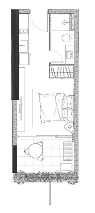 Imagem Studio com 1 Quarto à Venda, 25 m² em Vila Madalena - São Paulo