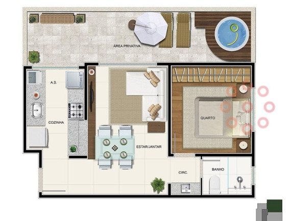 Imagem Cobertura com 1 Quarto à Venda, 23 m² em Sagrada Família - Belo Horizonte