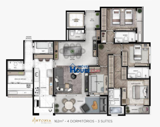 Imagem Apartamento com 4 Quartos à Venda, 162 m² em Perdizes - São Paulo Imagem Apartamento com 4 Quartos à Venda, 162 m² em Perdizes - São Paulo
