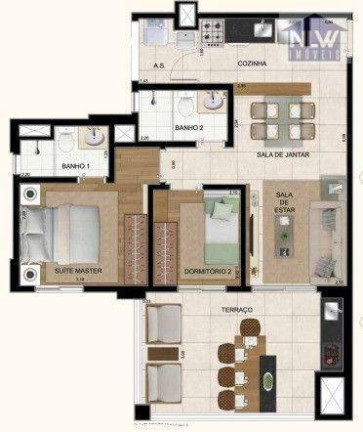 Imagem Apartamento com 2 Quartos à Venda, 67 m² em Sacomã - São Paulo