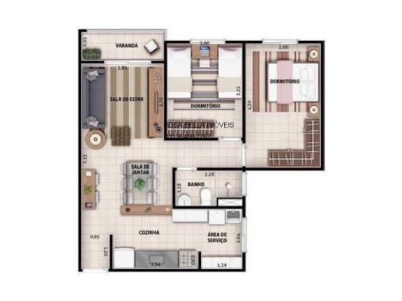 Imagem Apartamento com 2 Quartos à Venda, 62 m² em Agapeama - Jundiaí Imagem Apartamento com 2 Quartos à Venda, 62 m² em Agapeama - Jundiaí