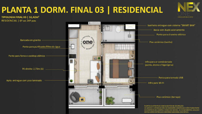 Imagem Apartamento com 1 Quarto à Venda, 36 m² em Consolação - São Paulo Imagem Apartamento com 1 Quarto à Venda, 36 m² em Consolação - São Paulo