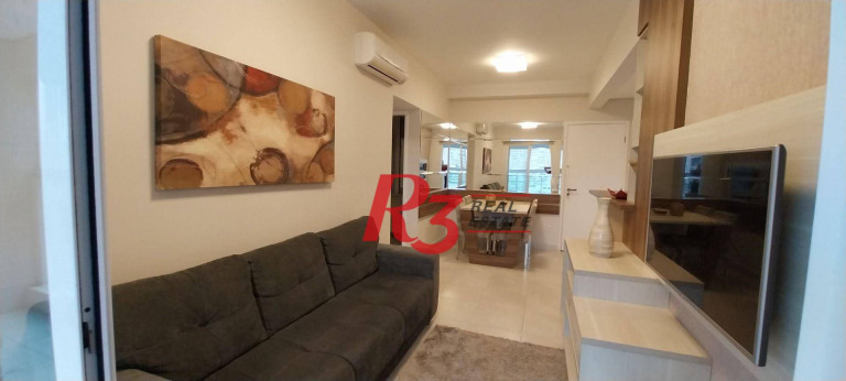Imagem Apartamento com 1 Quarto para Alugar, 50 m² em Gonzaga - Santos Imagem Apartamento com 1 Quarto para Alugar, 50 m² em Gonzaga - Santos