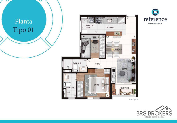 Imagem Apartamento com 2 Quartos à Venda, 46 m² em Vila Galvão - Guarulhos