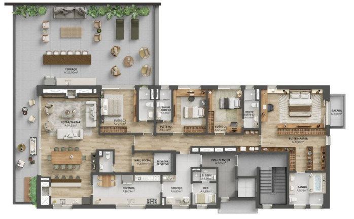 Imagem Apartamento com 3 Quartos à Venda, 307 m² em Petrópolis - Porto Alegre