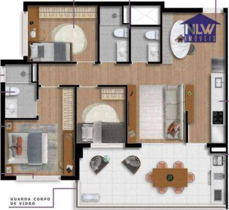 Imagem Apartamento com 3 Quartos à Venda, 78 m² em Brooklin - São Paulo