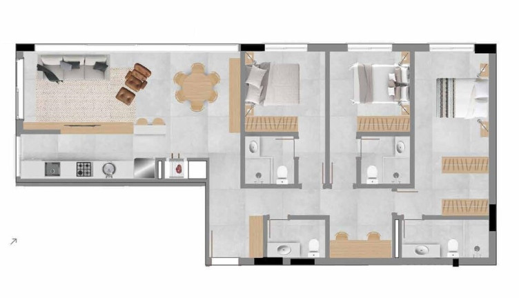 Imagem Apartamento com 3 Quartos à Venda, 100 m² em Navegantes - Capão Da Canoa Imagem Apartamento com 3 Quartos à Venda, 100 m² em Navegantes - Capão Da Canoa
