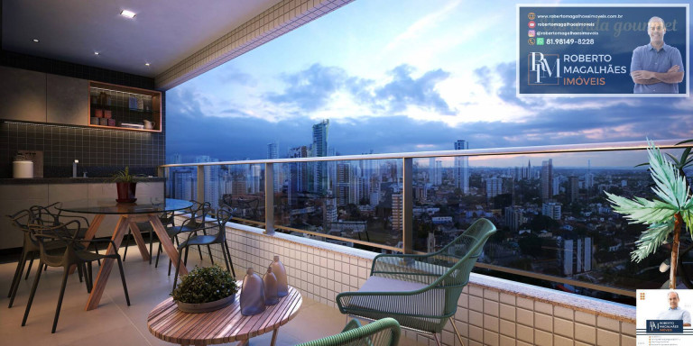 Imagem Apartamento com 4 Quartos à Venda, 123 m² em Torre - Recife