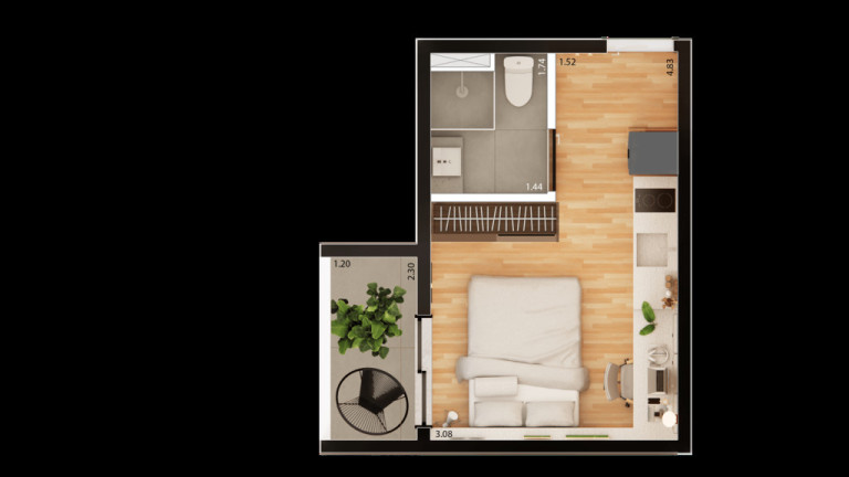 Imagem Imóvel com 1 Quarto à Venda, 17 m² em Vila Buarque - São Paulo Imagem Imóvel com 1 Quarto à Venda, 17 m² em Vila Buarque - São Paulo