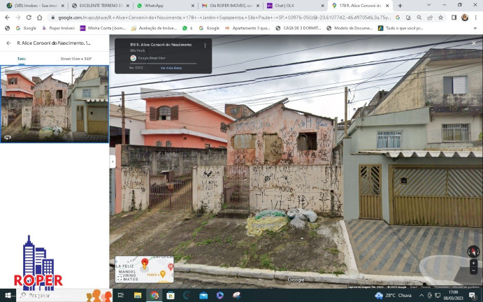Terreno à Venda, 250 m² em Jardim Sapopemba - São Paulo