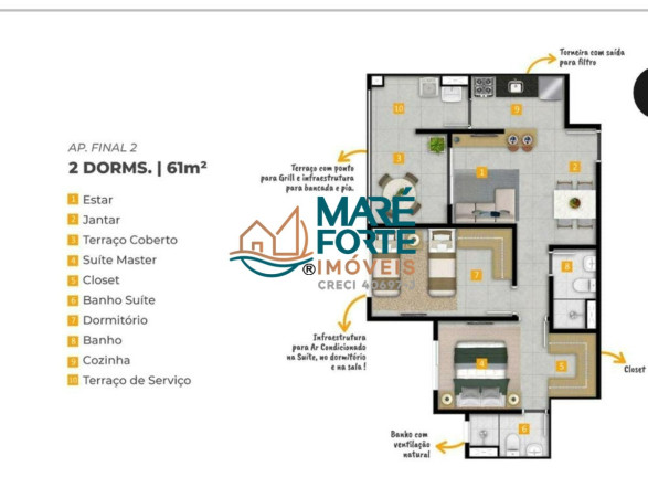 Imagem Apartamento com 2 Quartos à Venda, 61 m² em Porto Novo - Caraguatatuba Imagem Apartamento com 2 Quartos à Venda, 61 m² em Porto Novo - Caraguatatuba