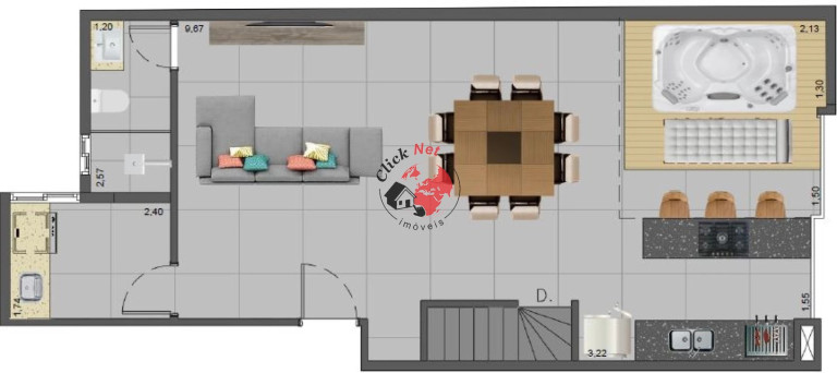 Imagem Cobertura com 3 Quartos à Venda, 119 m² em Centro - São Bernardo Do Campo Imagem Cobertura com 3 Quartos à Venda, 119 m² em Centro - São Bernardo Do Campo