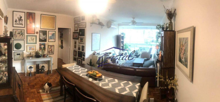Apartamento com 3 Quartos à Venda, 137 m² em Gonzaga - Santos