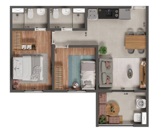Imagem Apartamento com 2 Quartos à Venda, 52 m² em Vila Suzana - São Paulo Imagem Apartamento com 2 Quartos à Venda, 52 m² em Vila Suzana - São Paulo