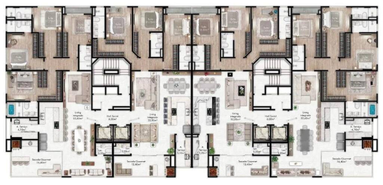 Imagem Apartamento com 4 Quartos à Venda, 176 m² em Balneário Perequê - Porto Belo Imagem Apartamento com 4 Quartos à Venda, 176 m² em Balneário Perequê - Porto Belo