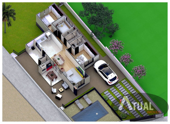 Imagem Casa com 3 Quartos à Venda, 110 m² em Jardim Estância Brasil - Atibaia Imagem Casa com 3 Quartos à Venda, 110 m² em Jardim Estância Brasil - Atibaia
