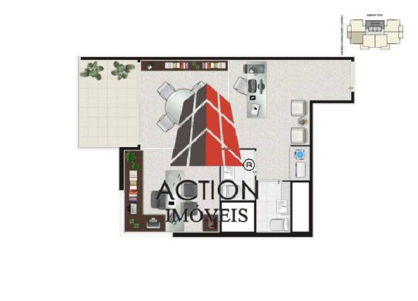 Imagem Sala Comercial à Venda, 37 m² em Vila Carrão - São Paulo Imagem Sala Comercial à Venda, 37 m² em Vila Carrão - São Paulo