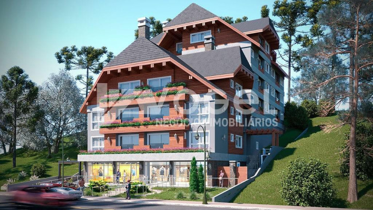Imagem Apartamento com 1 Quarto à Venda, 54 m² em Centro - Gramado