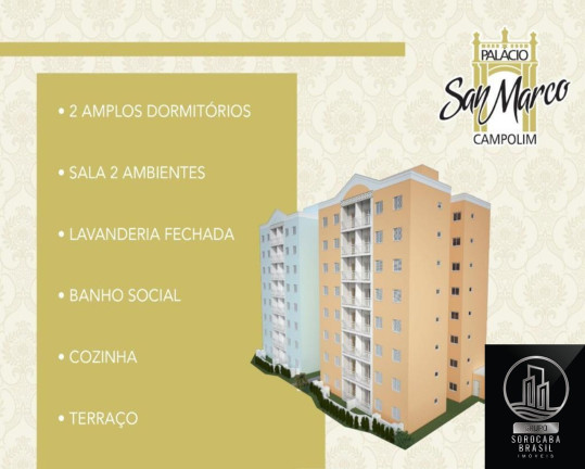Imagem Apartamento com 2 Quartos à Venda, 61 m² em Parque Campolim - Sorocaba