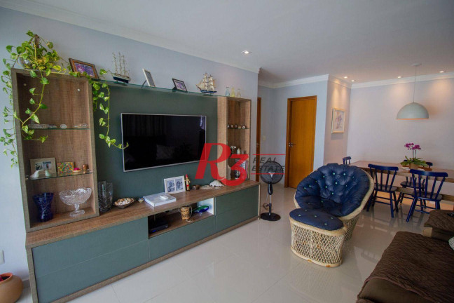 Imagem Apartamento com 3 Quartos à Venda, 127 m² em Gonzaga - Santos