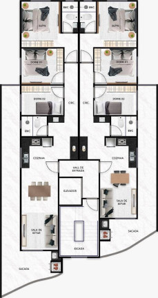 Imagem Apartamento à Venda, em Itajuba - Barra Velha Imagem Apartamento à Venda, em Itajuba - Barra Velha