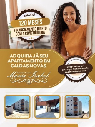 Imagem Apartamento com 2 Quartos à Venda, 53 m² em Estância Itaici - Caldas Novas