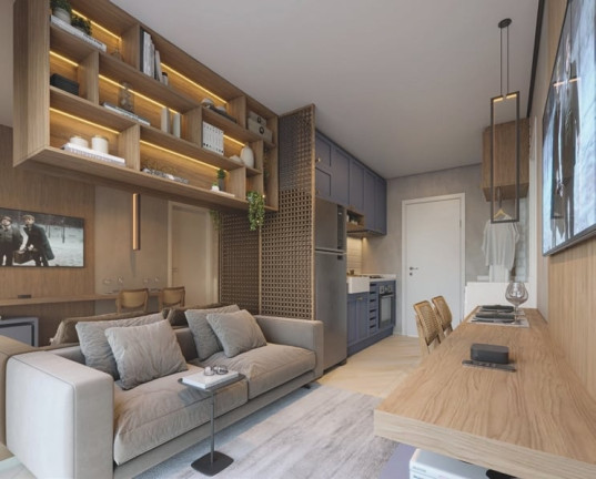 Imagem Apartamento com 1 Quarto à Venda, 27 m² em Campo Belo - São Paulo