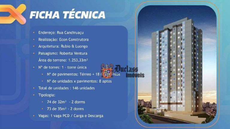 Imagem Apartamento com 2 Quartos à Venda, 35 m² em Tucuruvi - São Paulo