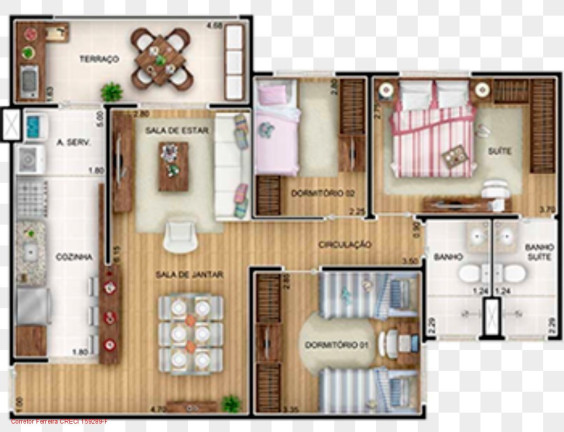 Imagem Imóvel com 3 Quartos à Venda, 80 m² em Chácara Agrindus - Taboão Da Serra Imagem Imóvel com 3 Quartos à Venda, 80 m² em Chácara Agrindus - Taboão Da Serra