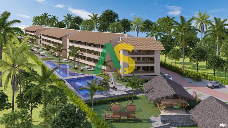 Flat com 1 Quarto à Venda, 50 m² em Praia Dos Carneiros - Tamandaré