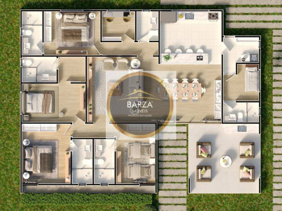 Imagem Casa de Condomínio com 4 Quartos à Venda, 769 m² em Aldeia Dos Camarás - Camaragibe