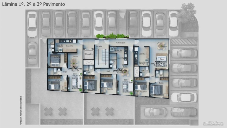 Imagem Apartamento com 2 Quartos à Venda, 58 m² em Bancários - João Pessoa