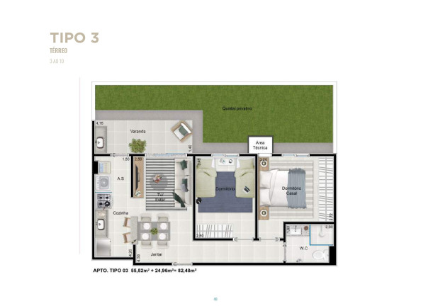 Imagem Imóvel com 2 Quartos à Venda, 80 m² em Planalto Verde - Ribeirão Preto