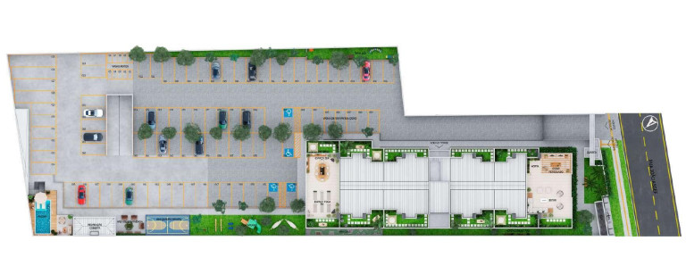 Imagem Apartamento com 2 Quartos à Venda, 44 m² em Estação - Araucaria Imagem Apartamento com 2 Quartos à Venda, 44 m² em Estação - Araucaria