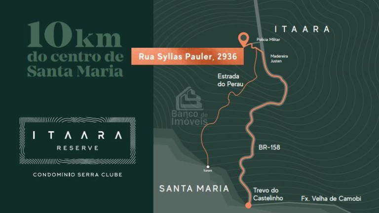 Imagem Terreno à Venda, 457 m² em Parque Serrano I - Itaara Imagem Terreno à Venda, 457 m² em Parque Serrano I - Itaara
