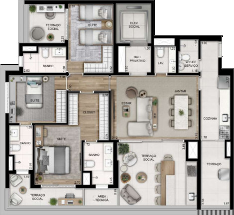 Imagem Apartamento com 3 Quartos à Venda, 143 m² em Vila Mariana - São Paulo