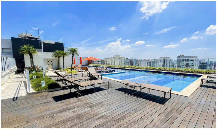 Imagem Apartamento com 1 Quarto para Alugar, 45 m² em Campo Belo - São Paulo
